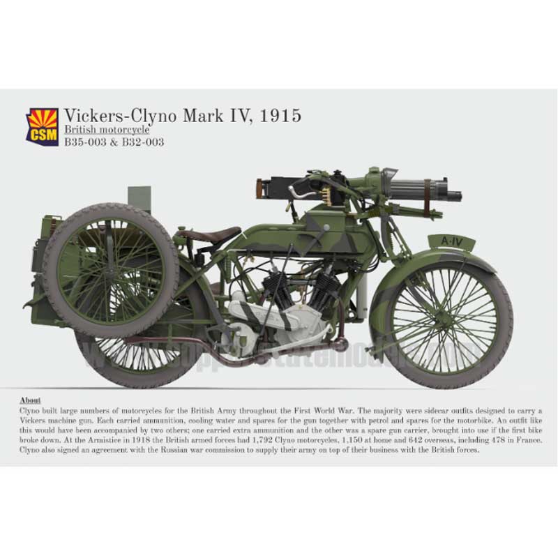 Alternative view of Copper State Models Vickers-Clyno Mark IV (1/35) B35-003