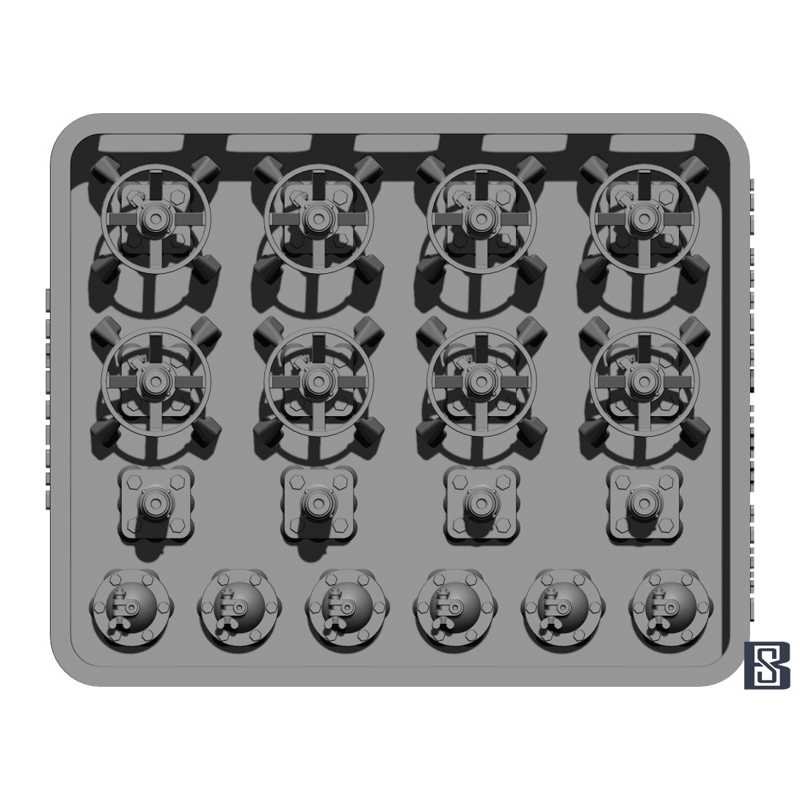 BSK Model British WWII Antenna Mount Set (1/35) BSKC35016
