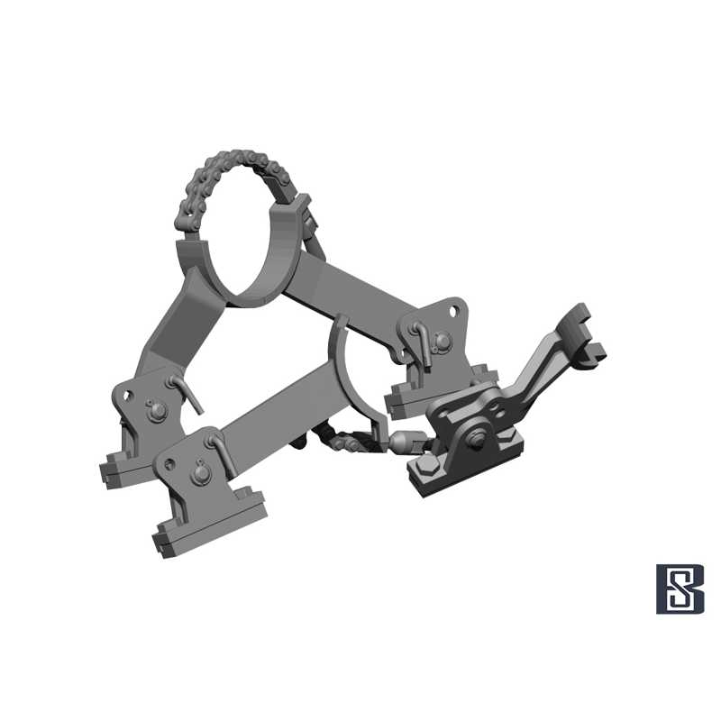 Alternative view of BSK Model Gun Mount For Tiger-I Mid Productions (1/35) BSKC35018