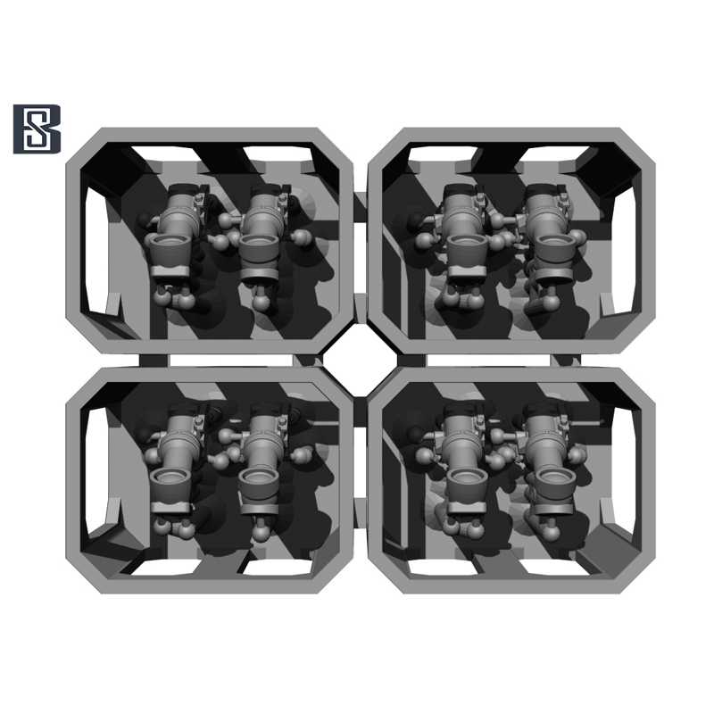 BSK Model German Sfl Z.F.1A Sight Set For Stug/Brummbar/Nashorn (1/35)