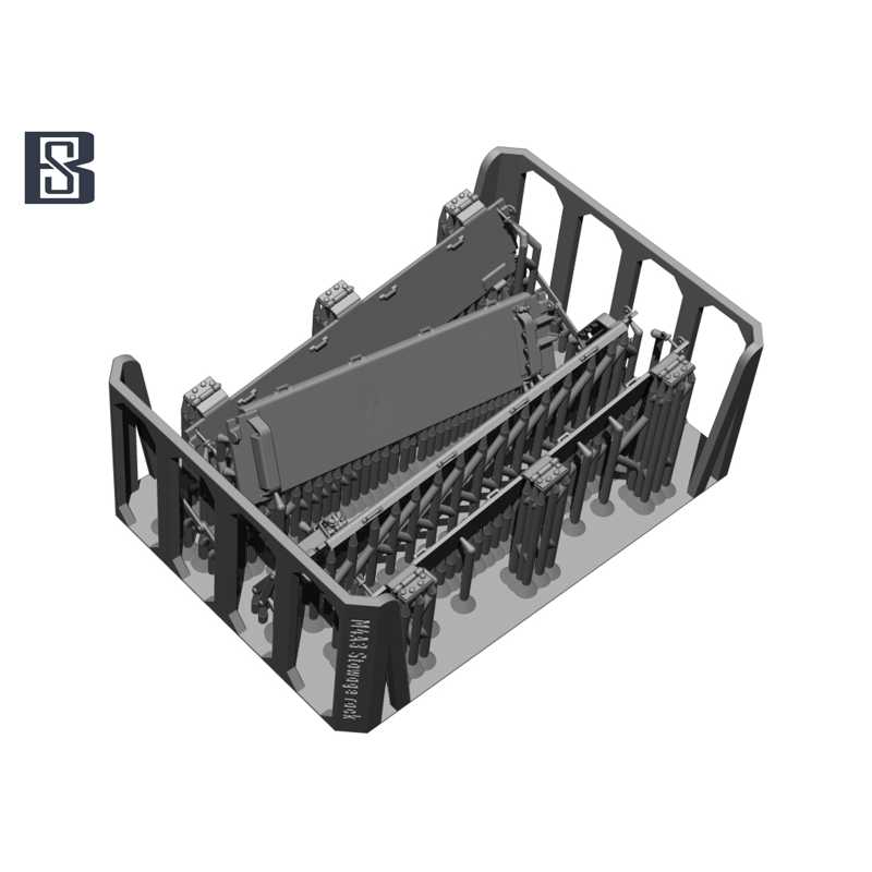 BSK Model M4A3 Sherman Stowage Rack & Spare Track Holders (1/35)