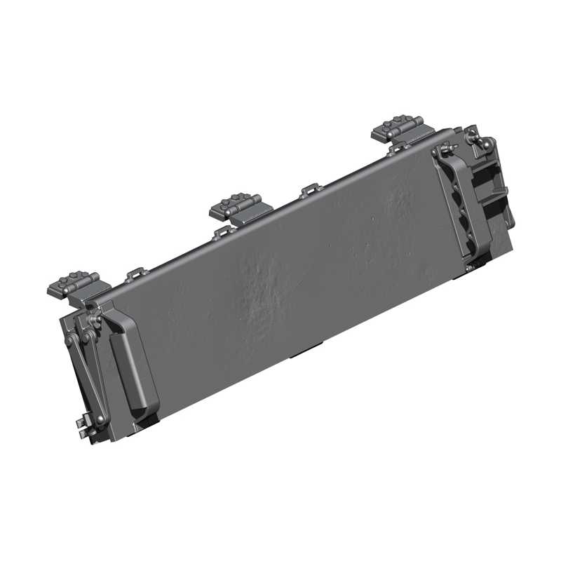 Alternative view of BSK Model M4A3 Sherman Stowage Rack & Spare Track Holders (1/35)