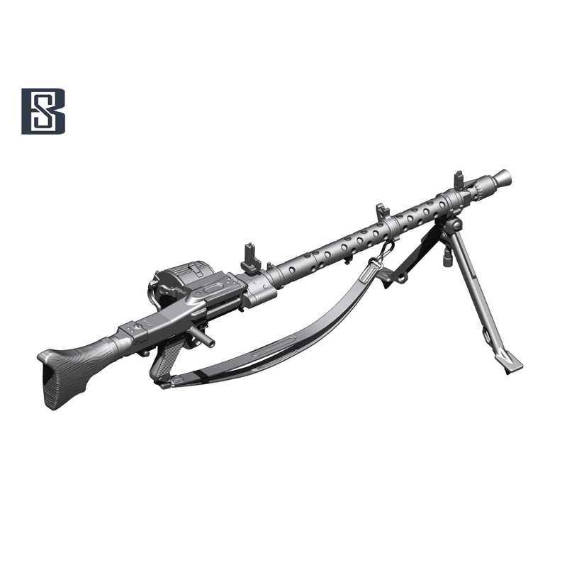 Alternative view of BSK Model German MG34 For Infantry (1/35) BSKC35021