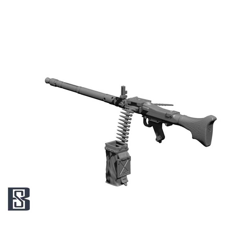 Alternative view of BSK Model German MG34 Panzerlauf (1/35) BSKC35022