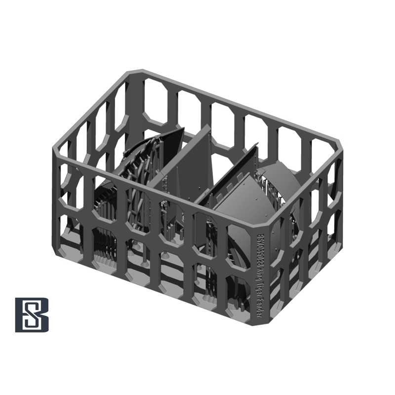 BSK Model King Tiger Front & Rear Fenders (1/35) BSKC35028