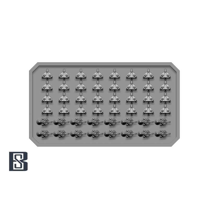 BSK Model German Tank Lifting Hook Set B (1/35) BSKC35029 BSK Model German Tank Lifting Hook Set B (1/35) BSKC35029