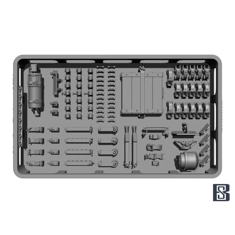 BSK Model Jagdtiger Detail Set (1/35) BSKD35025 BSK Model Jagdtiger Detail Set (1/35) BSKD35025