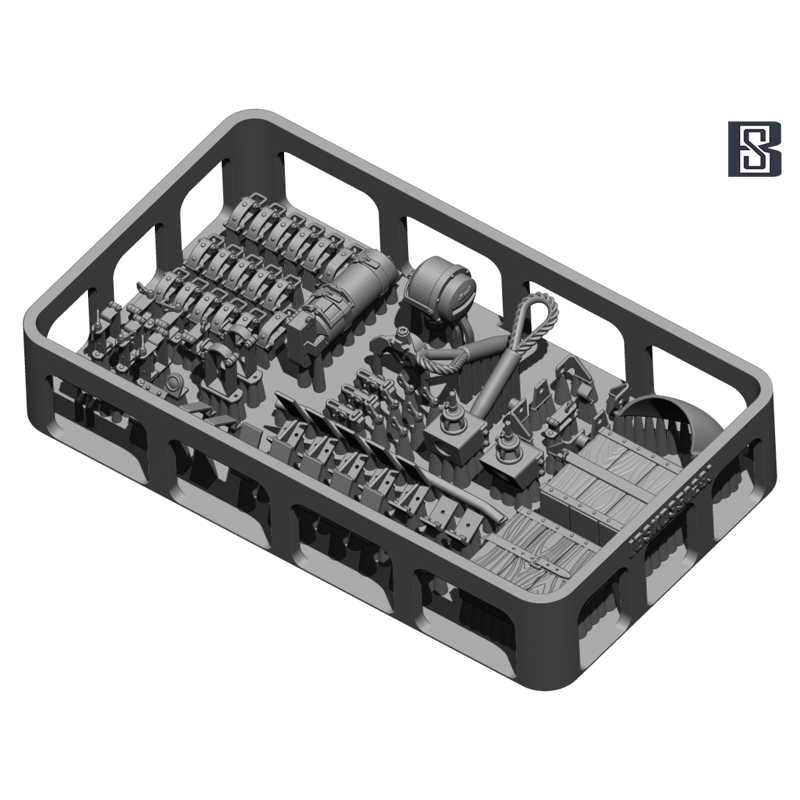 Alternative view of BSK Model Brummbär Detail Set (1/35) BSKD35028