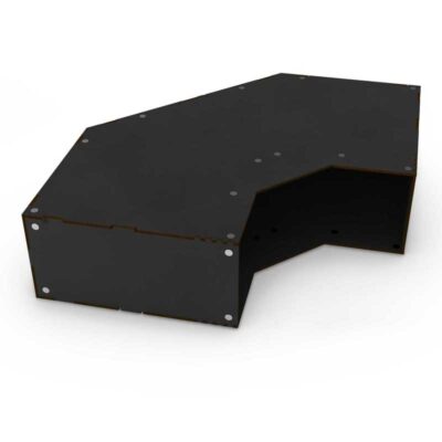 GreenStuffWorld Empty Corner Module - Black 6858