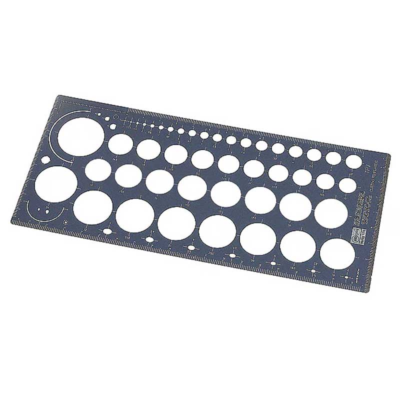 Alternative view of Hasegawa Cutting Template C Circular Ruler TP7