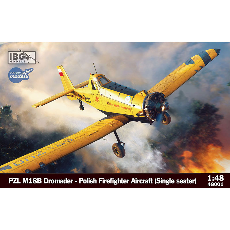 IBG Models PZL M18B Dromader Polish Firefighter Aircraft (1/48) 48001
