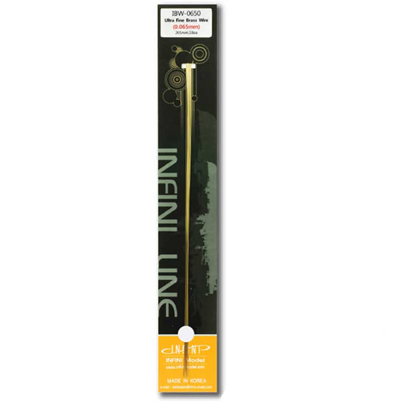 Infini Model Ultra Fine Brass Wire (0.065mm) IBW-0650