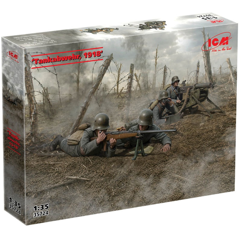 ICM Tankabwehr 1918 German WWI Soldiers (1/35) 35724