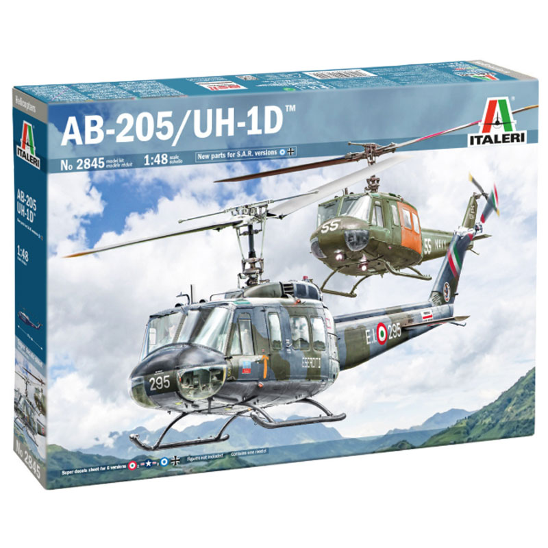 Italeri AB.205 / UH-1D "SAR" Search & Rescue Helicopter (1/48) 2845 Italeri AB.205 / UH-1D "SAR" Search & Rescue Helicopter (1/48) 2845