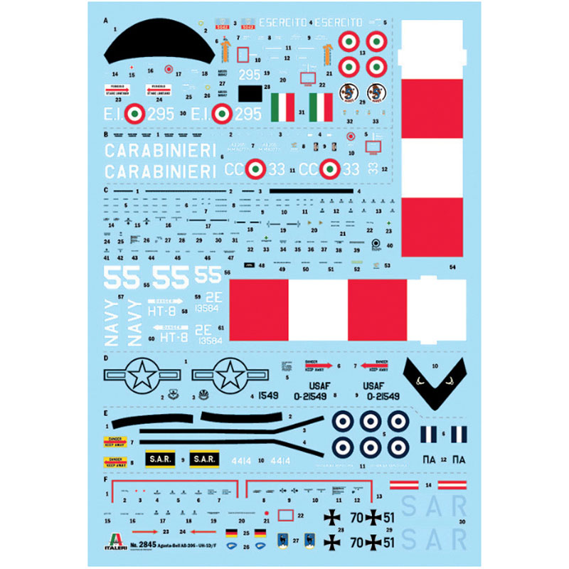 Alternative view of Italeri AB.205 / UH-1D "SAR" Search & Rescue Helicopter (1/48) 2845