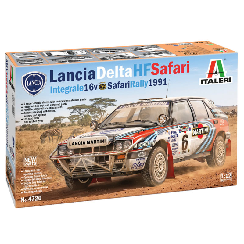 Italeri Lancia Delta Integrale Safari 16V (1/12) 4720 Italeri Lancia Delta Integrale Safari 16V (1/12) 4720
