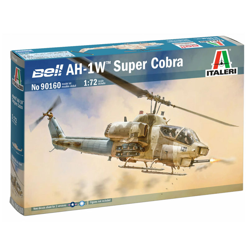 Italeri Bell AH-1W SuperCobra Attack Helicopter (1/72) 90160