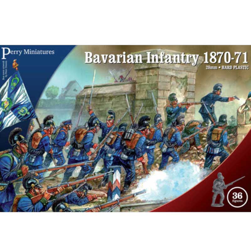 Perry Miniatures Bavarian Infantry 1870-71 (28mm) PRU25
