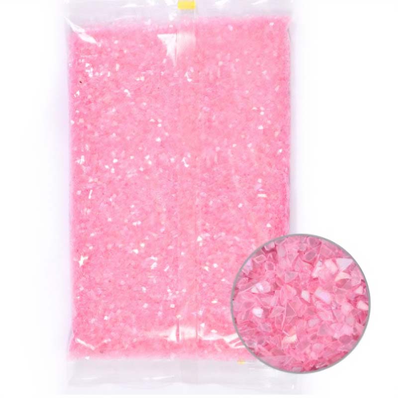 Pink Glass Flakes (450g) RS2012