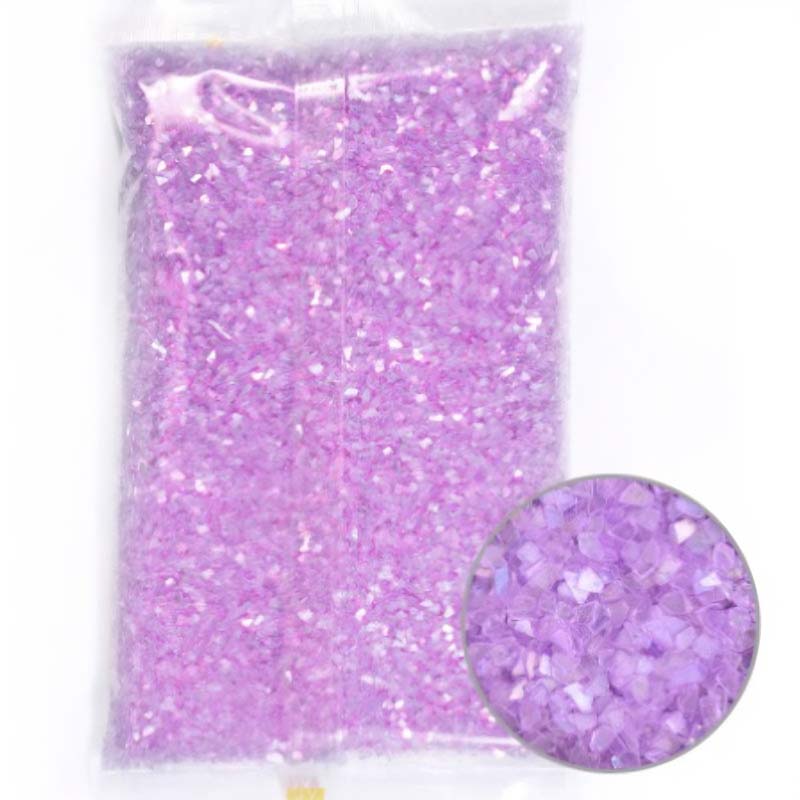 Purple Iridescent Glass Flakes (450g) RS2015
