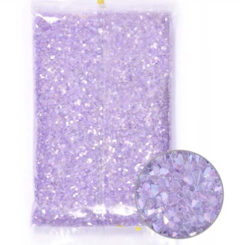 Lavender Iridescent Glass Flakes (450g) RS2018