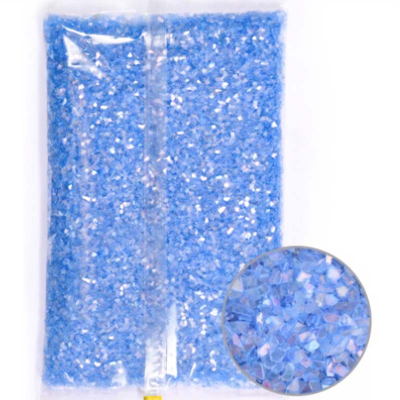 Blue Iridescent Glass Flakes (450g) RS2021
