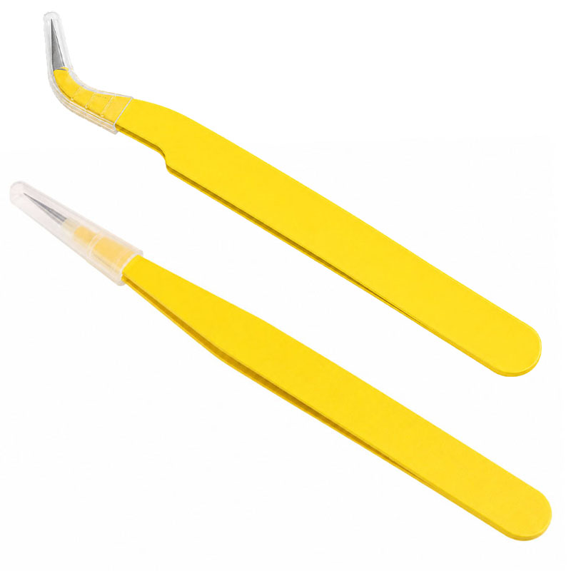 Yellow Tweezers Set RS2052-53