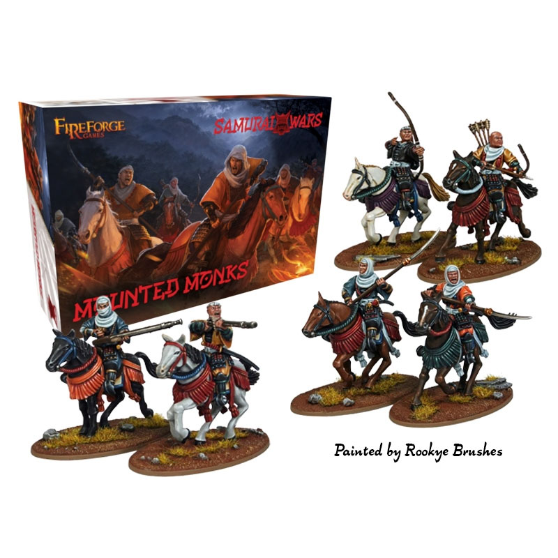Fireforge Games Mounted Monks (28mm) SWMO02-BS Fireforge Games Mounted Monks (28mm) SWMO02-BS