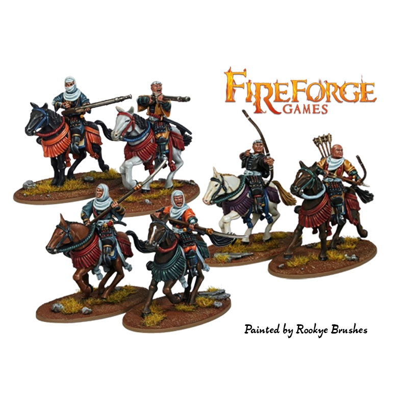 Alternative view of Fireforge Games Mounted Monks (28mm) SWMO02-BS