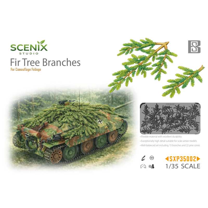 BSK Model Fir Tree Branches (1/35) SXP35002 BSK Model Fir Tree Branches (1/35) SXP35002