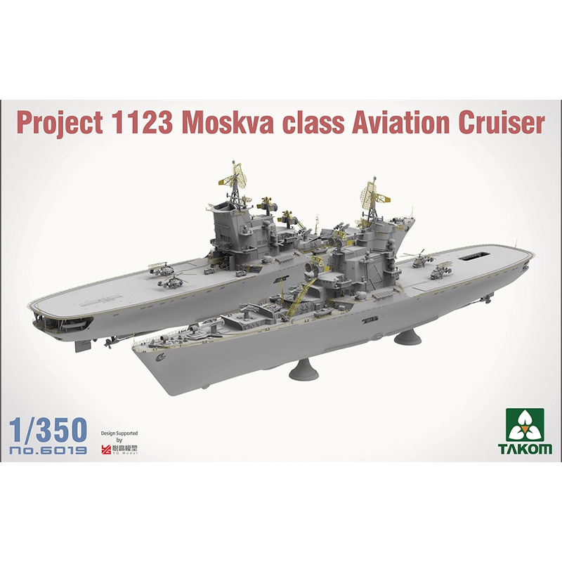 Alternative view of Takom Soviet Navy Project 1123 Moskva Class Cruiser (1/350) 06019