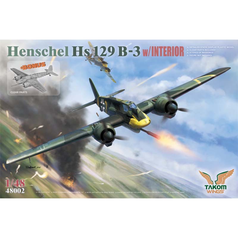 Takom Henschel Hs-129 B-3 (1/48) 48002