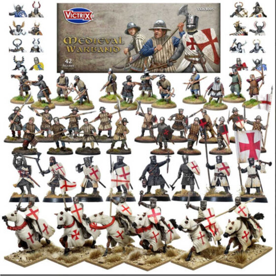 Victrix Medieval Warband (28mm) VXWB005 Victrix Medieval Warband (28mm) VXWB005