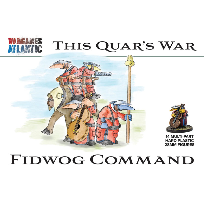 Wargames Atlantic Quar Fidwog Command (28mm) WAAQU016 Wargames Atlantic Quar Fidwog Command (28mm) WAAQU016