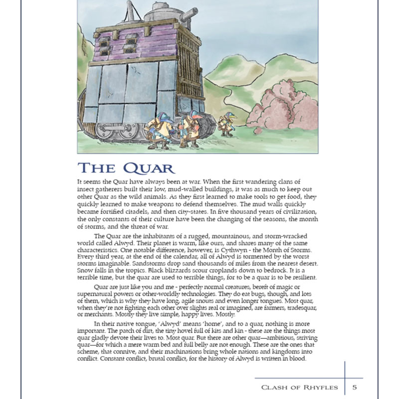Alternative view of Wargames Atlantic Quar: Clash Of Rifles Hardcover Rulebook WAAQU025