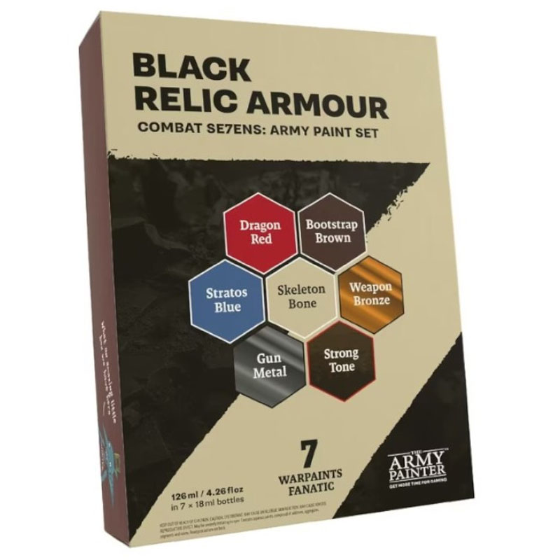 The Army Painter Combat Se7ens Black Relic Armour WP8115P