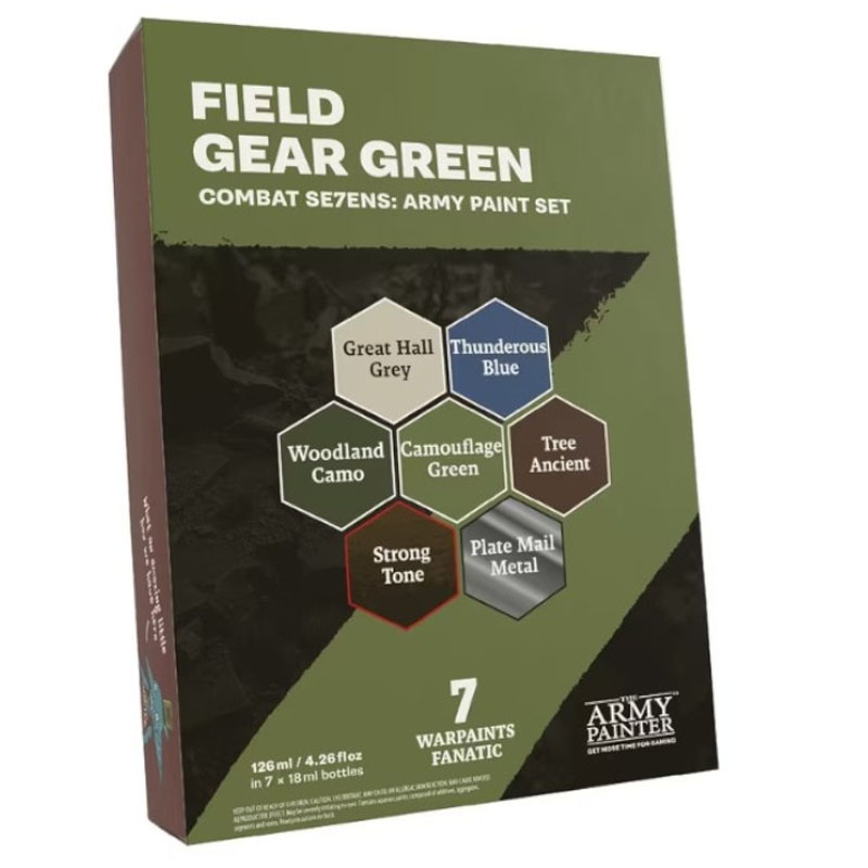 The Army Painter Combat Se7ens Field Gear Green WP8119P