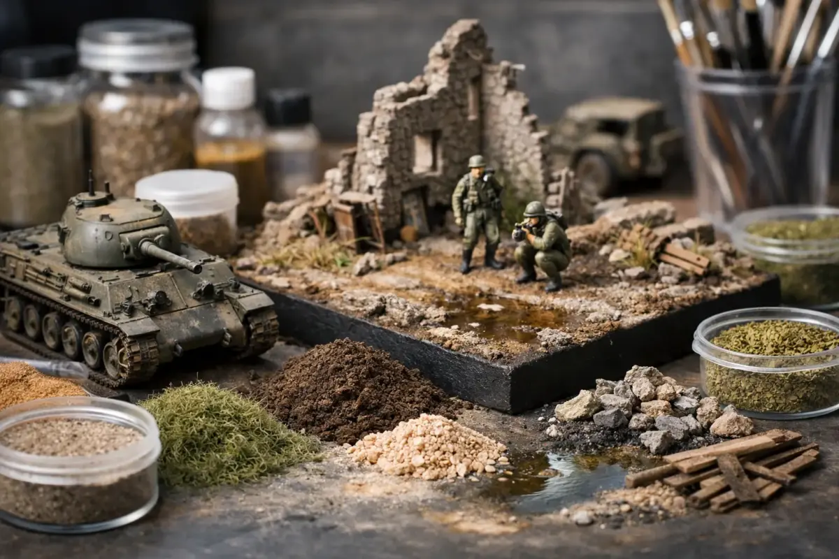 Best Diorama Materials for Military Models
