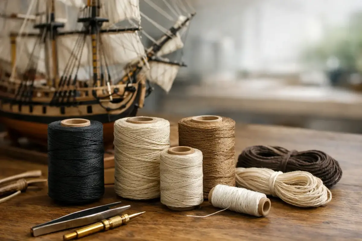 Choosing Ship Model Rigging Thread