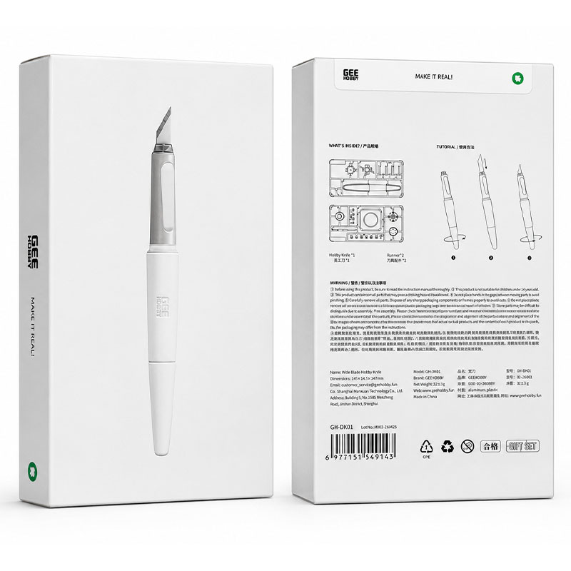 GEEHOBBY Wide Blade Hobby Knife GH-DK01