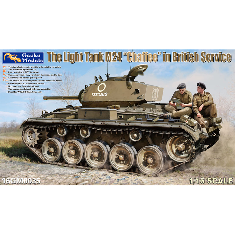 Gecko Models M24 Light Tank Chaffee (1/16) 16GM0035