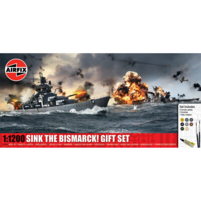 Airfix Sink The Bismarck! Gift Set (1/1200) A50120