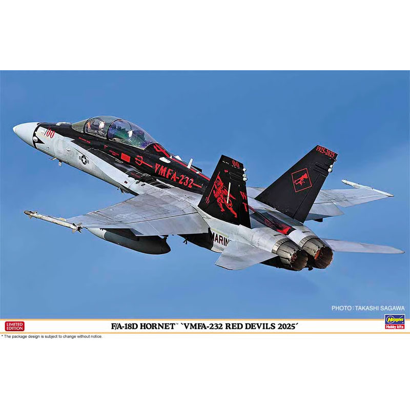 Hasegawa F/A-18D Hornet VMFA-232 Red Devils 2025 (1/48) HALE07562