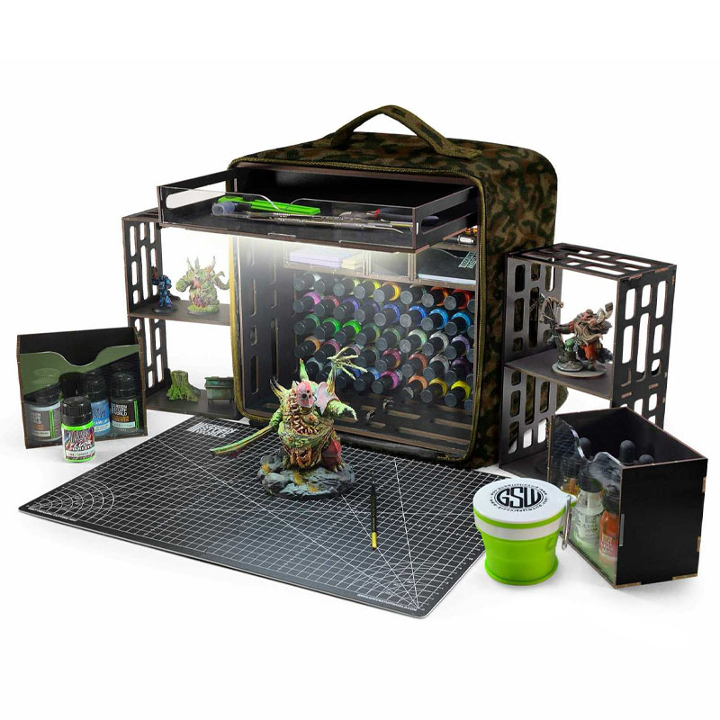 GreenStuffWorld Camouflage Portable Paint Station (30 x 30 cm) 14647 GreenStuffWorld Camouflage Portable Paint Station (30 x 30 cm) 14647
