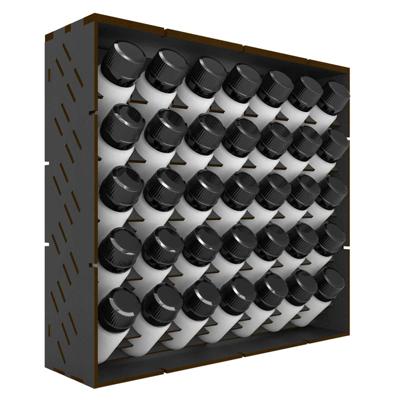 GreenStuffWorld Black Vertical 30ml Paint Rack (30 x 28 x 8.2 cm) 6904 GreenStuffWorld Black Vertical 30ml Paint Rack (30 x 28 x 8.2 cm) 6904