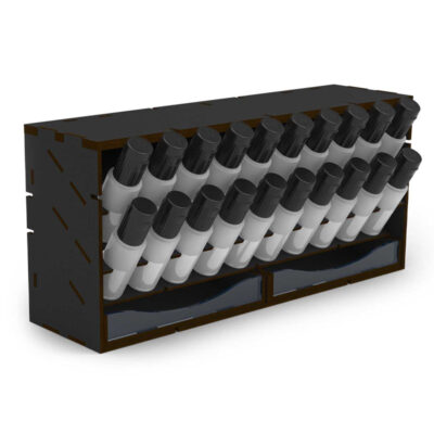 GreenStuffWorld Compact 17ml Paint Rack (30 x 14 x 8.2 cm) 6908