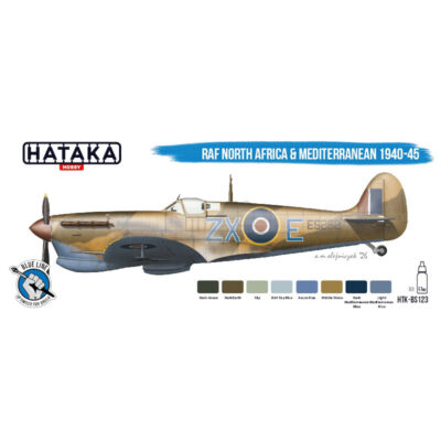 Hataka RAF North Africa & Mediterranean 1940-45 Set (Blue Line)