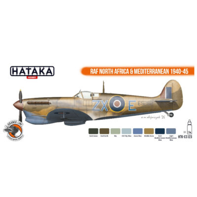 Hataka RAF North Africa & Mediterranean 1940-45 Set (Orange Line)