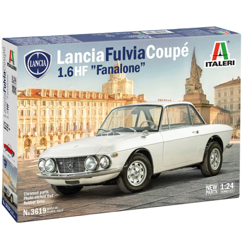 Italeri Lancia Fulvia Coupé 1.6 HF ‘Fanalone’ (1/24) 3619 Italeri Lancia Fulvia Coupé 1.6 HF ‘Fanalone’ (1/24) 3619