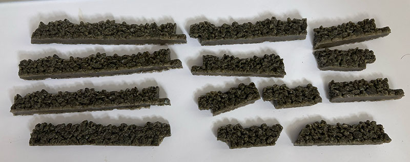 Alternative view of Damaged – Javis Urban Walling (N Gauge) PW4N